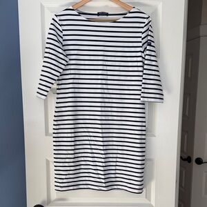 Saint James Propriano Form Fitting Nautical Dress